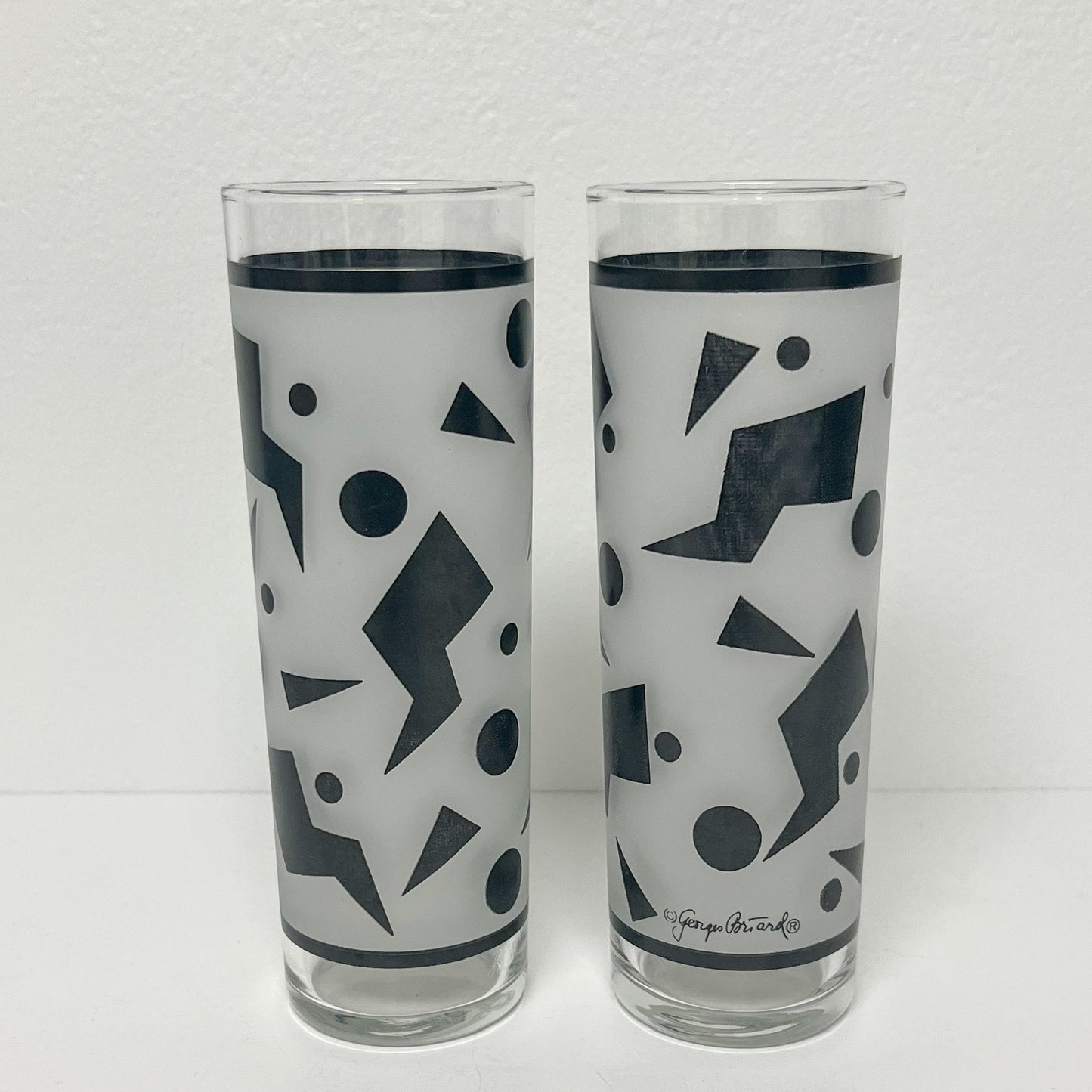 (26148) Set of Four Georges Briard Jazz Collins Glasses