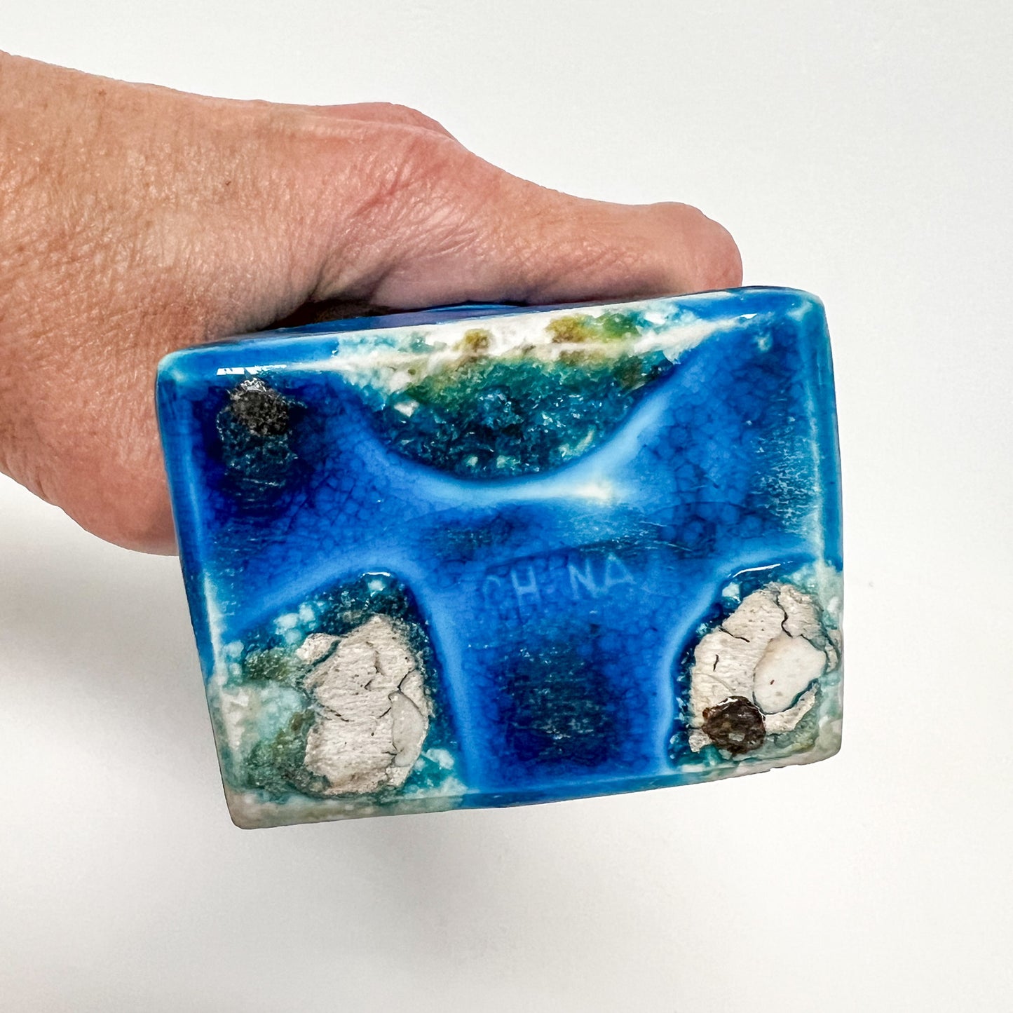 (25788) Turquoise Asian Man Ca. 1900