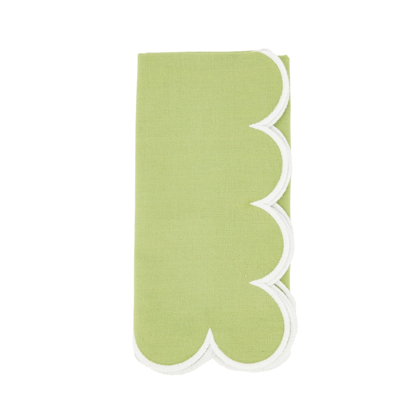(25452) Scalloped Hem Napkin 20"--Three Color Options