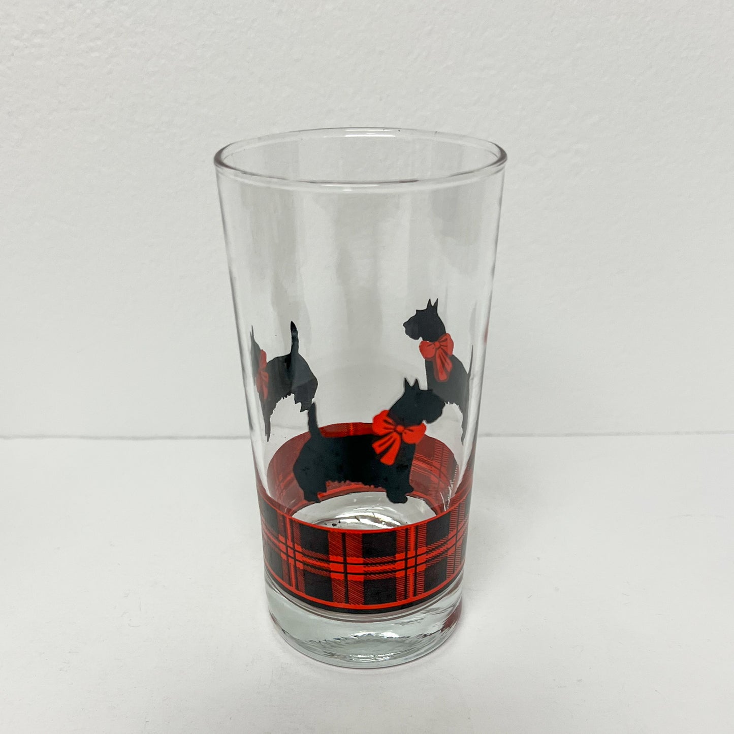 (26184) Set of Six Scottie Glasses