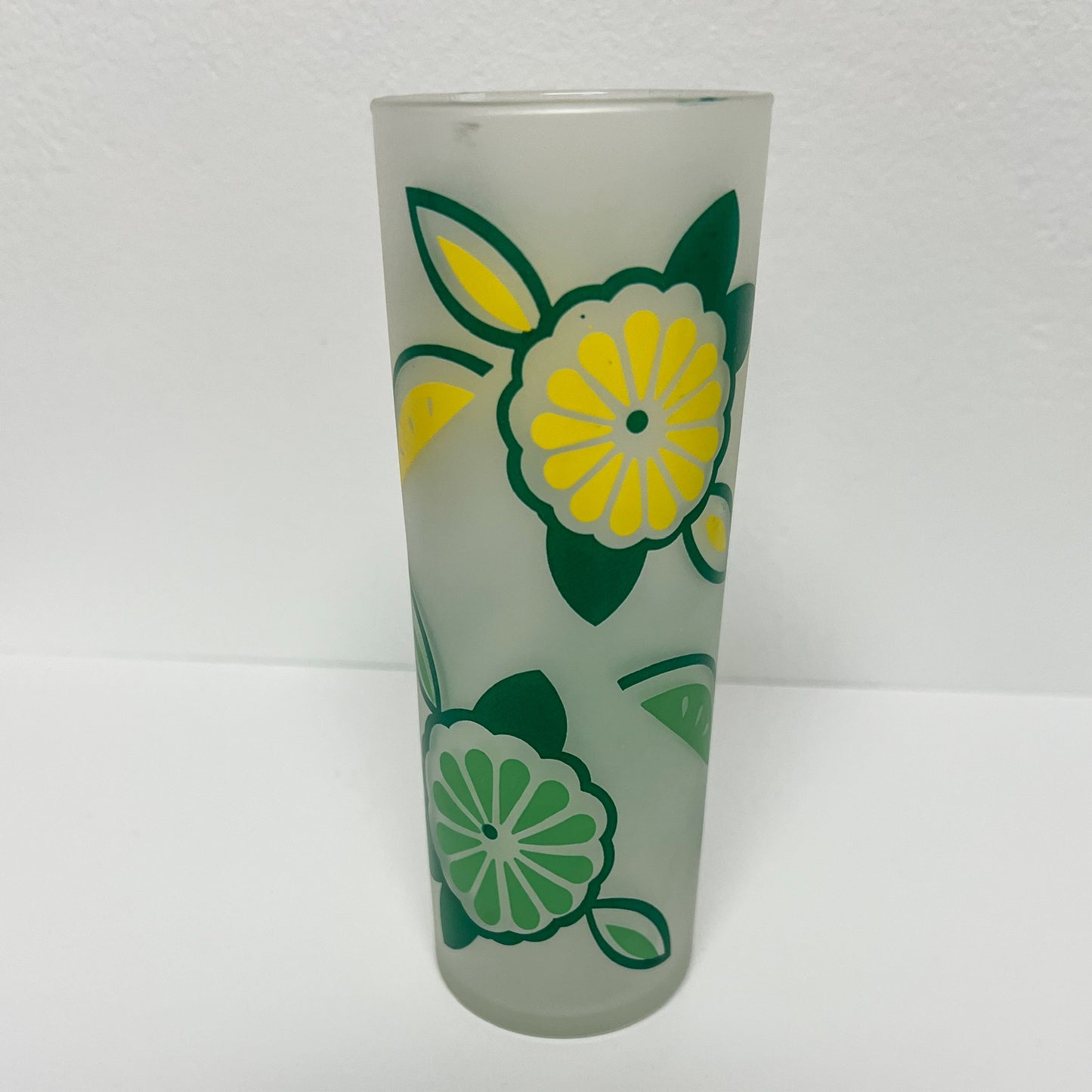 (23350) Set of Six Green and Yellow Floral Coolers