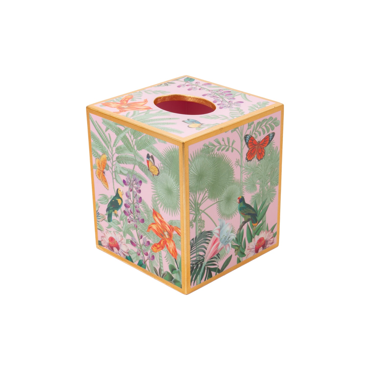 (26384) Paradise Garden Lacquer Tissue Box