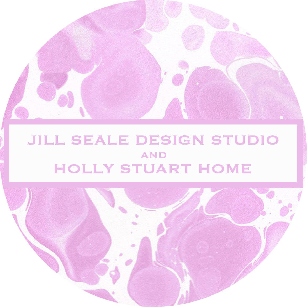 (24435) Set of Four Jill Seale Marble Coasters--Four Color Options