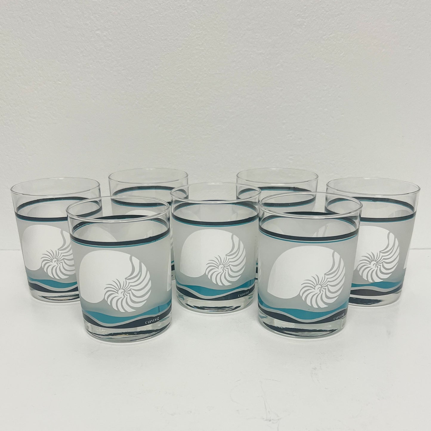 (24807) Set of Seven Culver Nautilus Old Fashioneds