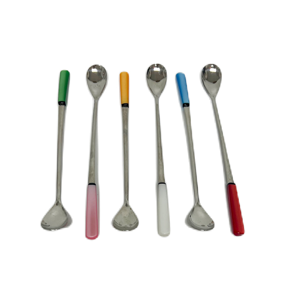 (23461) Set of Six Midcentury Stir Spoons