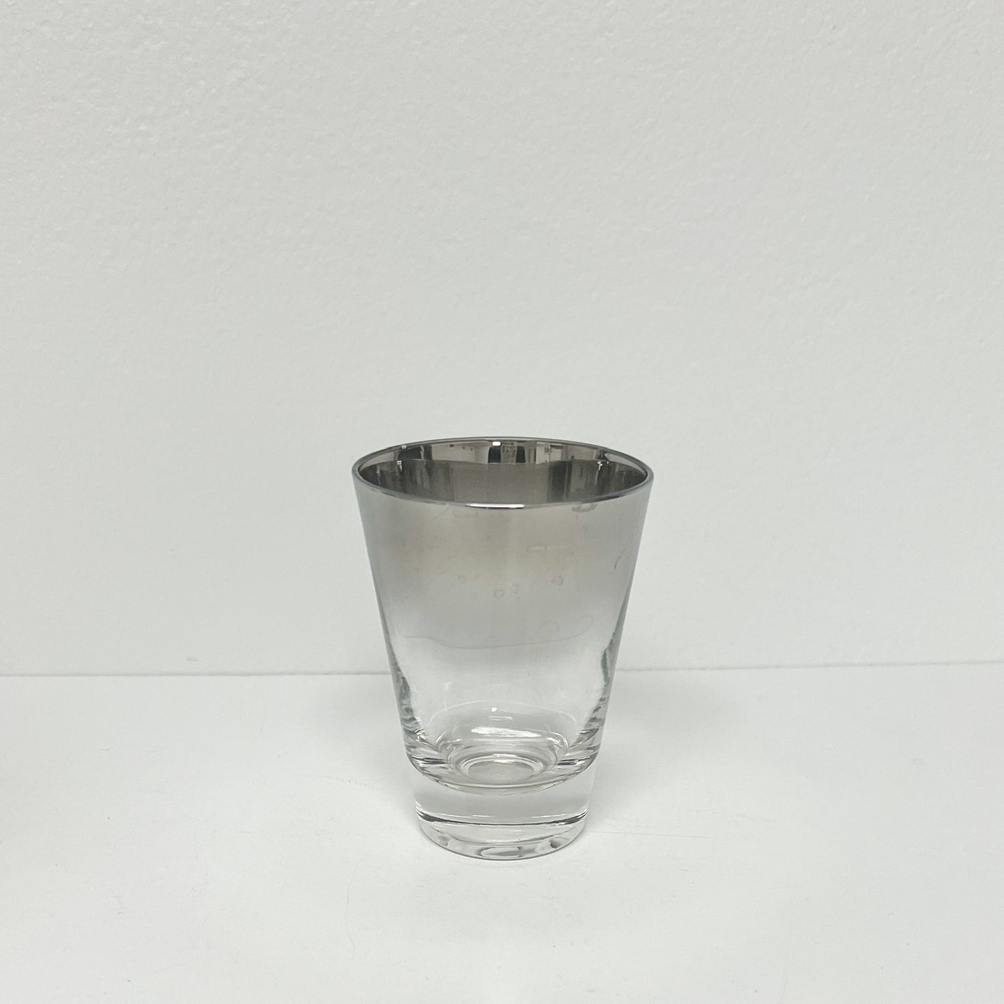 (26070) Midcentury Silver Fade Five Piece Cocktail Set