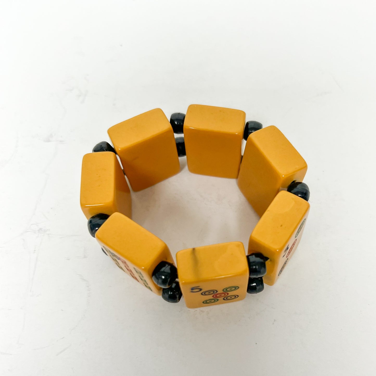 (25743) Vintage Bakelite Mahjong Bracelet