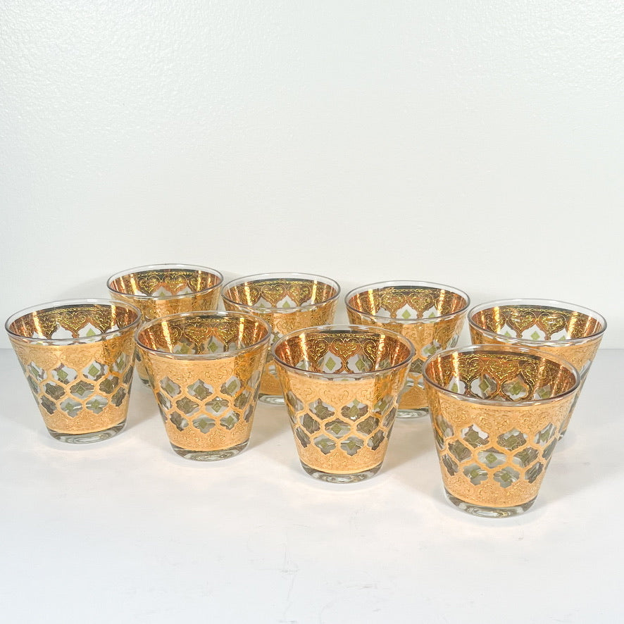 (24776) Set of Eight Culver Valencia Rocks Glasses