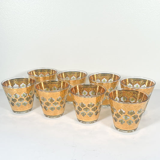 (24776) Set of Eight Culver Valencia Rocks Glasses