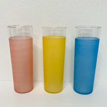 (26153) Set of Six Midcentury Pastel Coolers