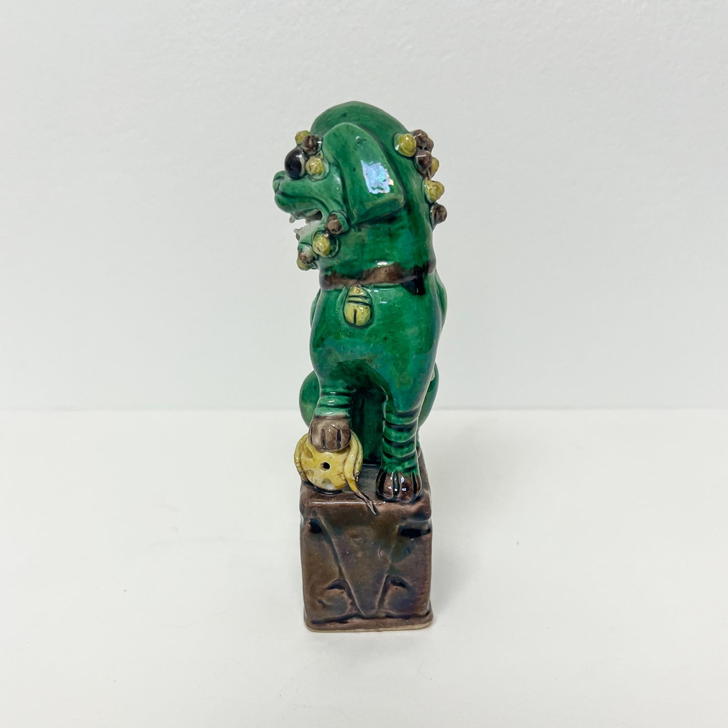 (21035) Green Male Foo Marked "China" ca. 1900