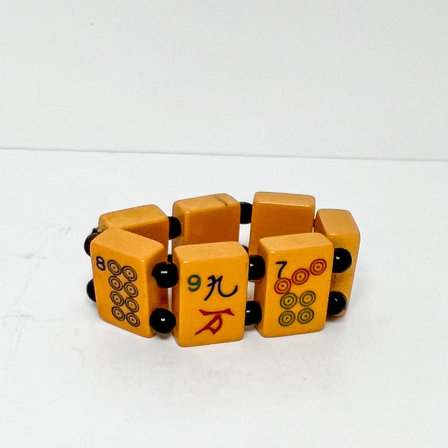 (25743) Vintage Bakelite Mahjong Bracelet