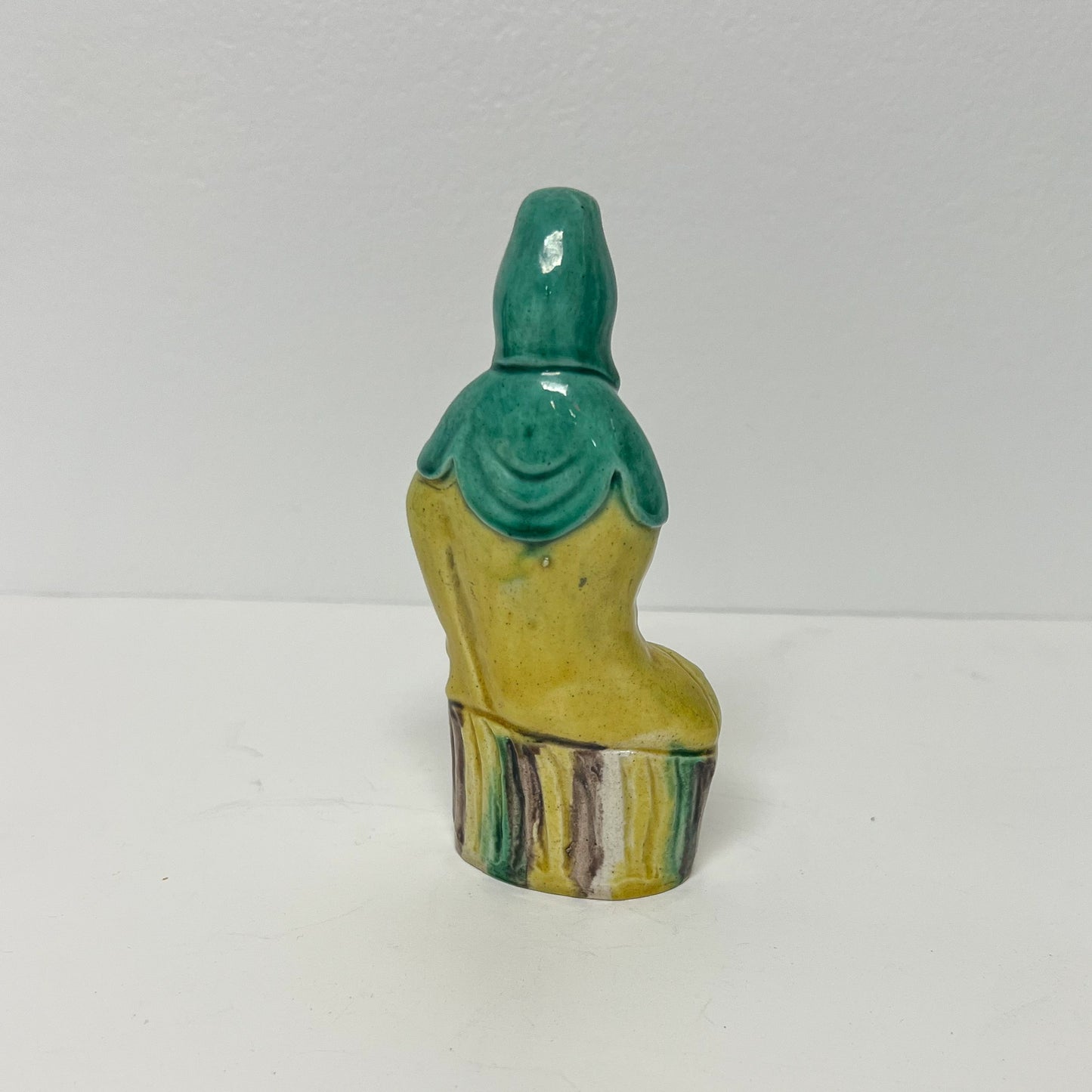 (15530) Asian Woman in Green Robe