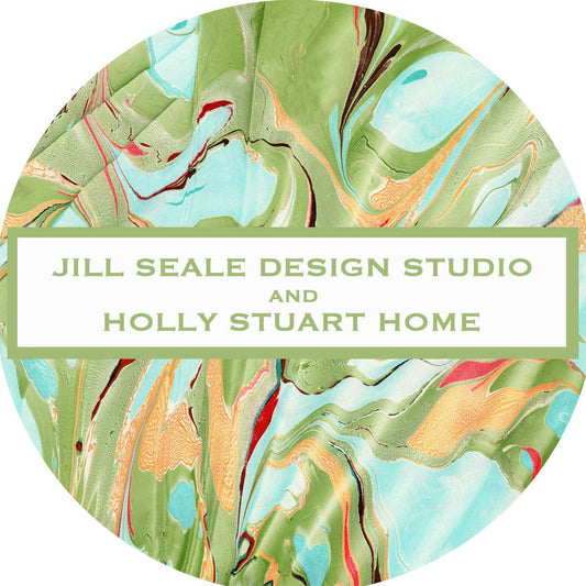 (24435) Set of Four Jill Seale Marble Coasters--Four Color Options
