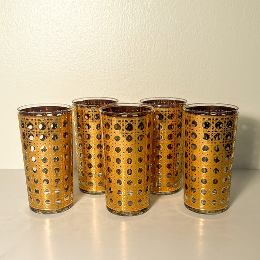 (23758) Set of Five Culver Canella Tumblers