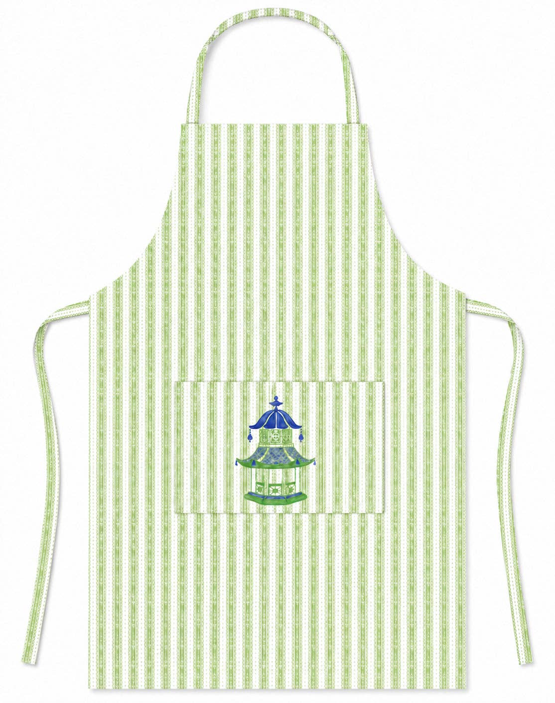(27296) Green Pagoda Apron