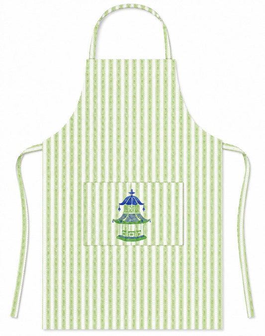 (27296) Green Pagoda Apron
