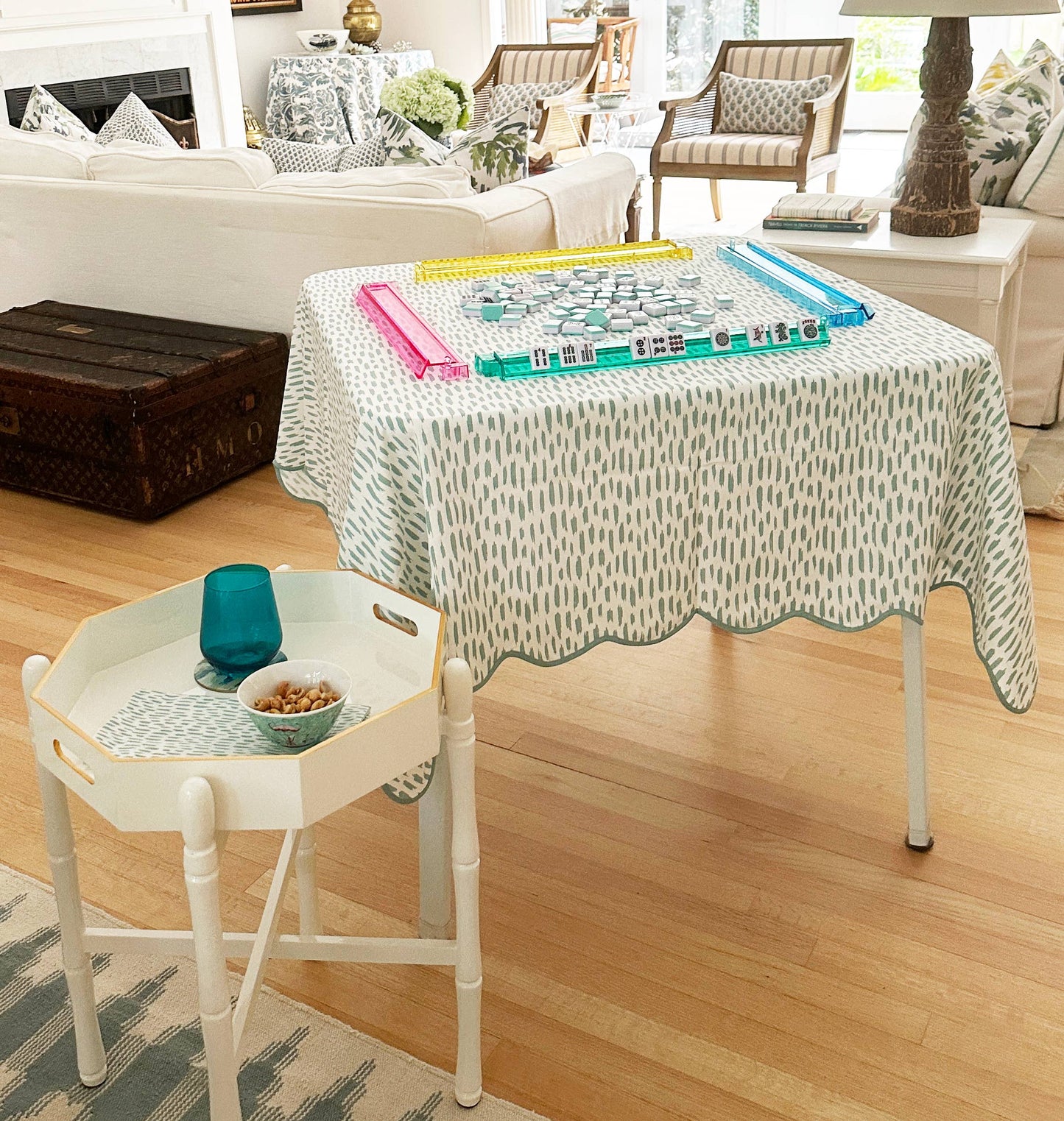 (25583) Camellia Game Tablecloth