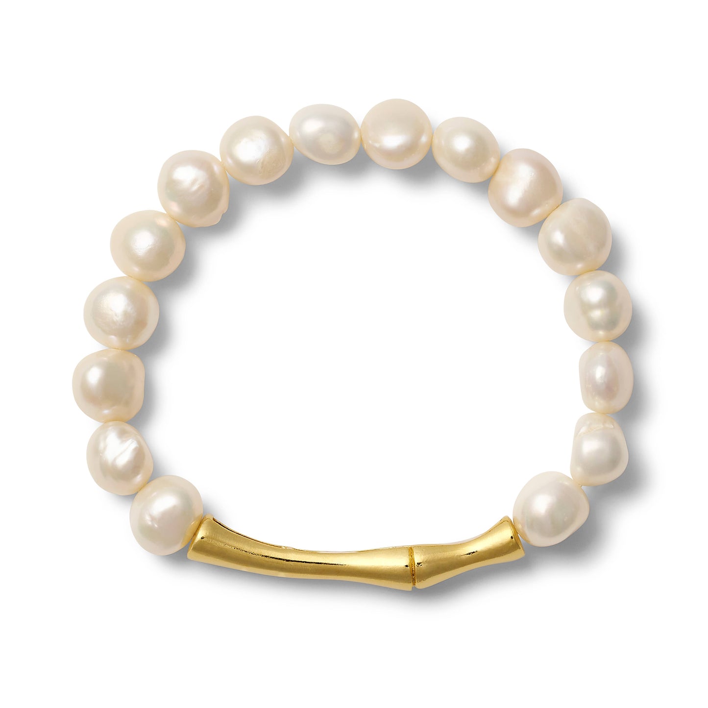 (27080) Bamboo Freshwater Pearl Bracelet