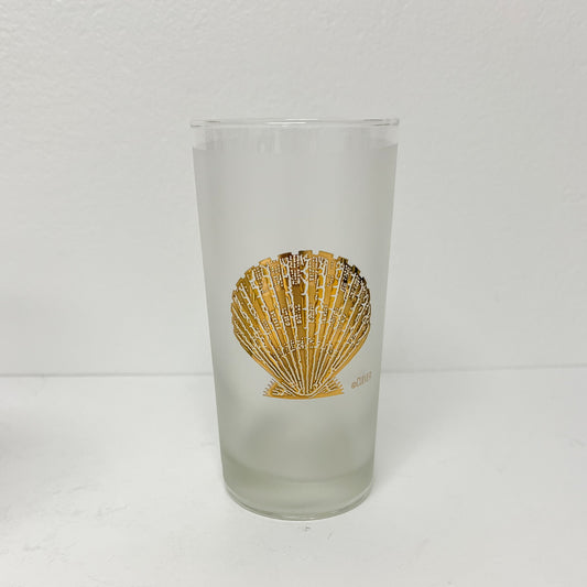 (26450) Set of Four Vintage Culver Shell Tumblers