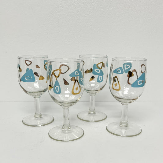 (25733) Set of Four Midcentury Atomic Stems