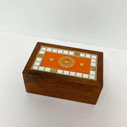 (27118) Midcentury Georges Briard Lidded Box
