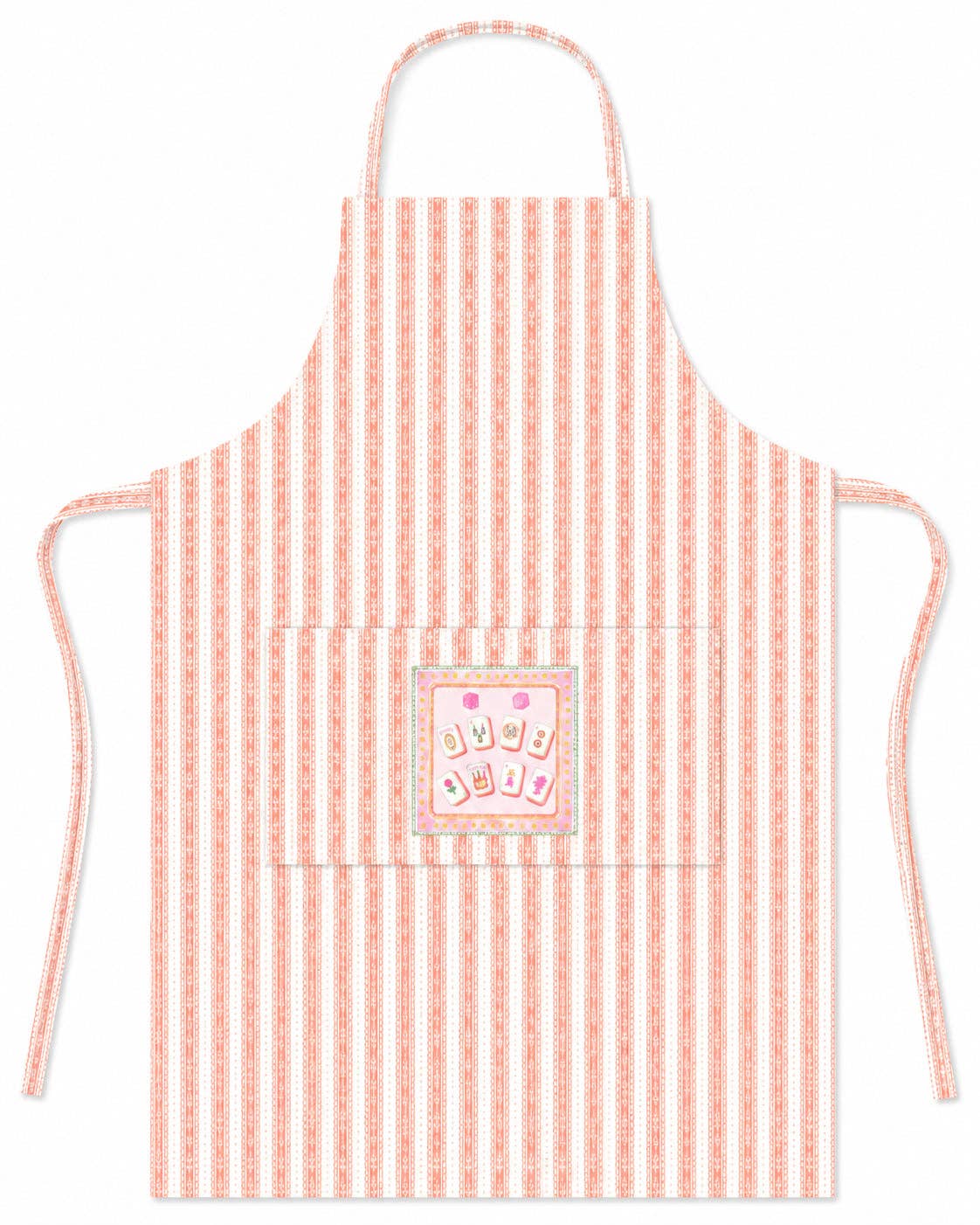 (27297) Tangerine Mahjong Apron