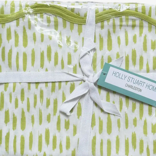 (26327) Dash Mahjong and Game Lime Tablecloth