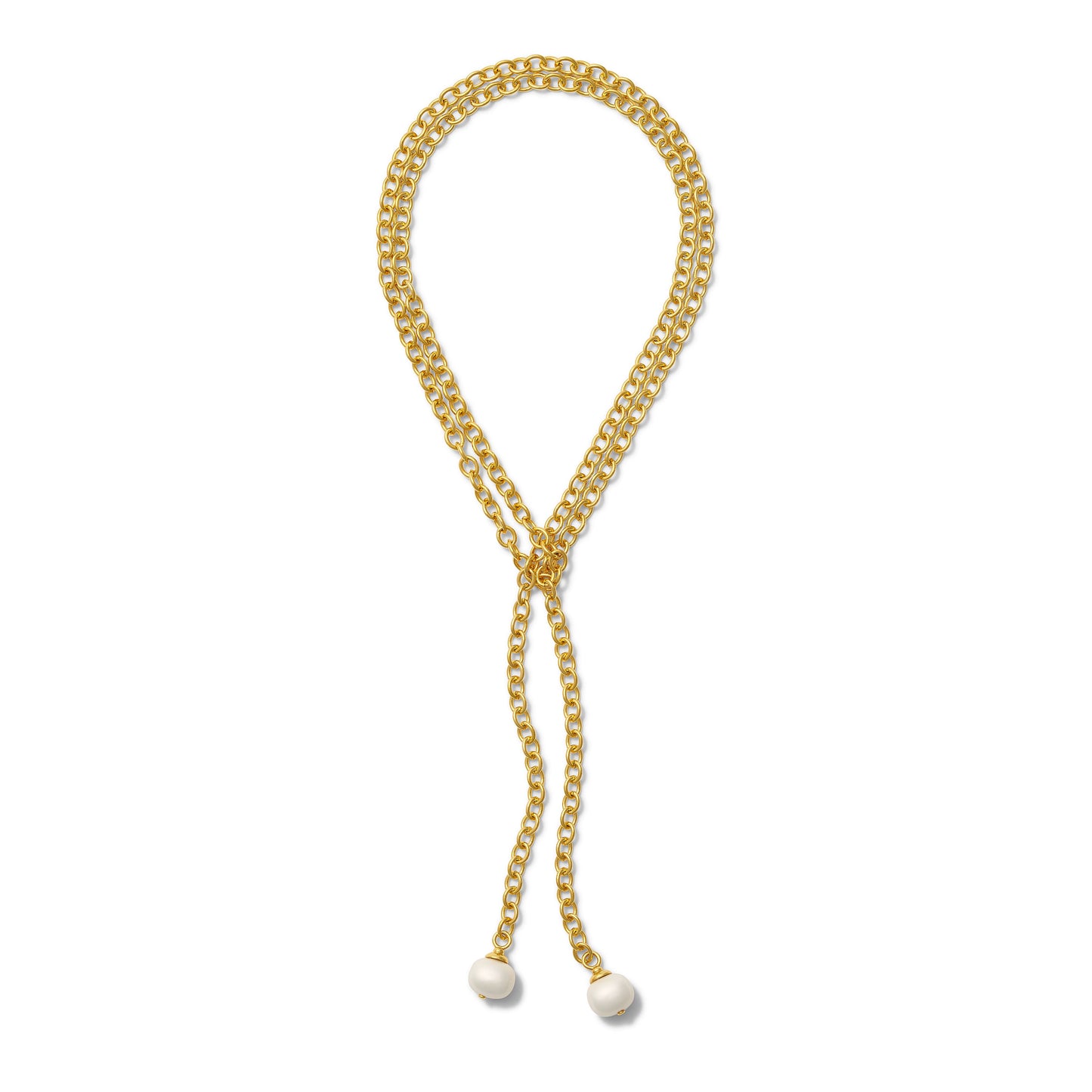(25418) Essential Pebble Pearl Lariat