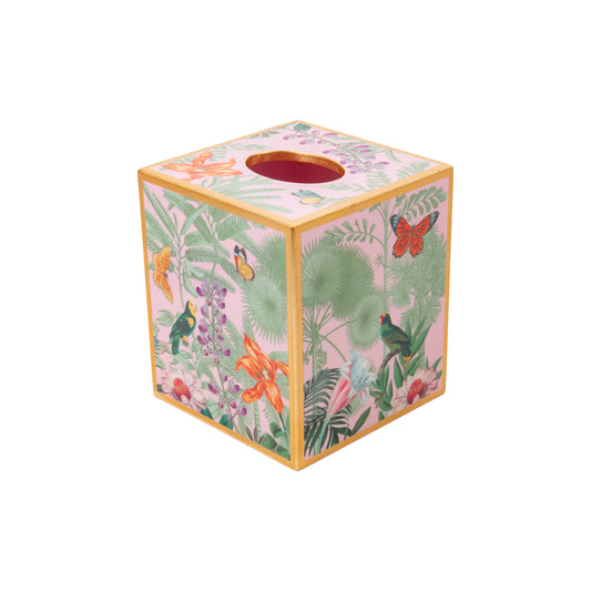 (26384) Paradise Garden Lacquer Tissue Box