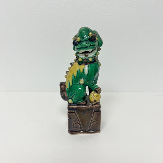 (21035) Green Male Foo Marked "China" ca. 1900
