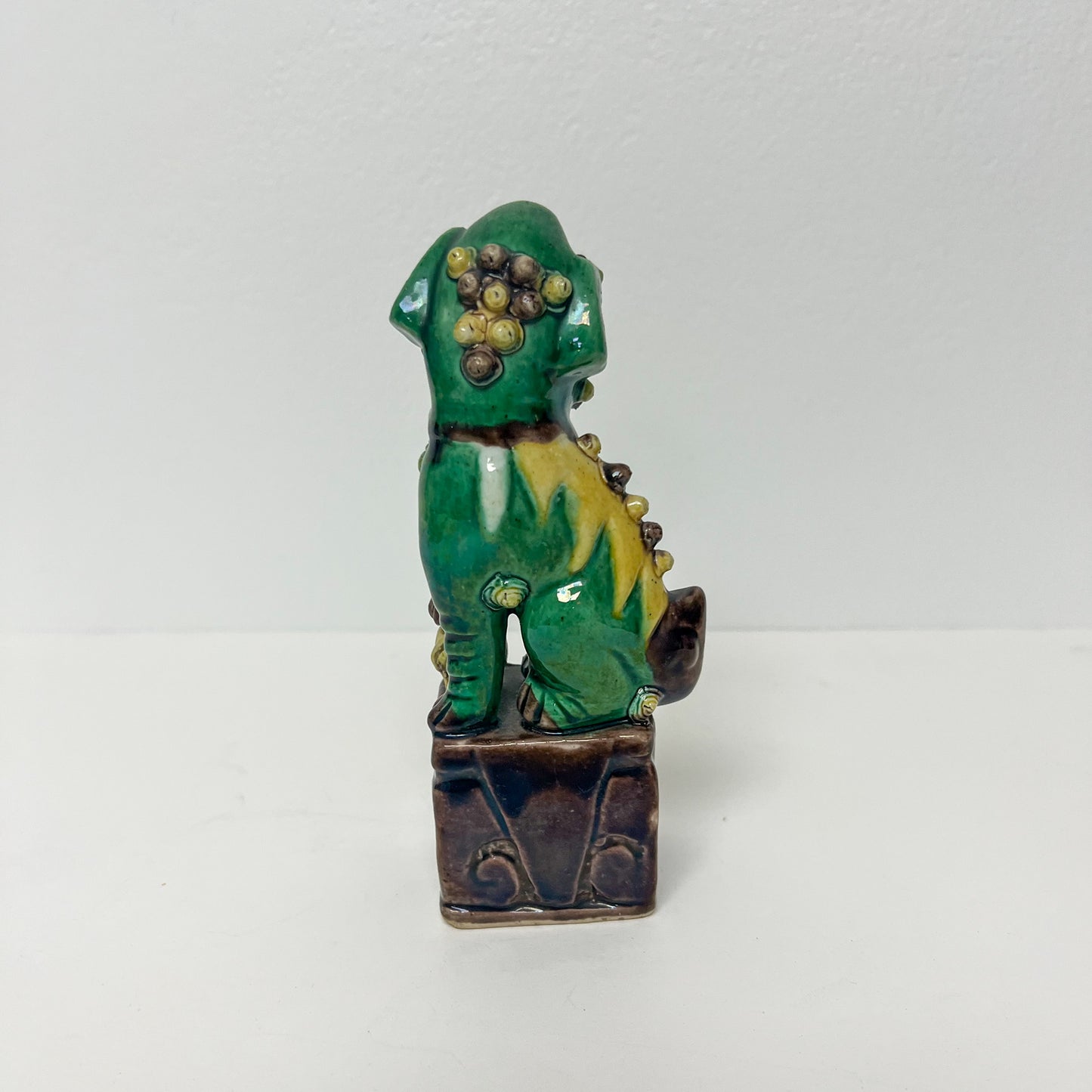 (21035) Green Male Foo Marked "China" ca. 1900