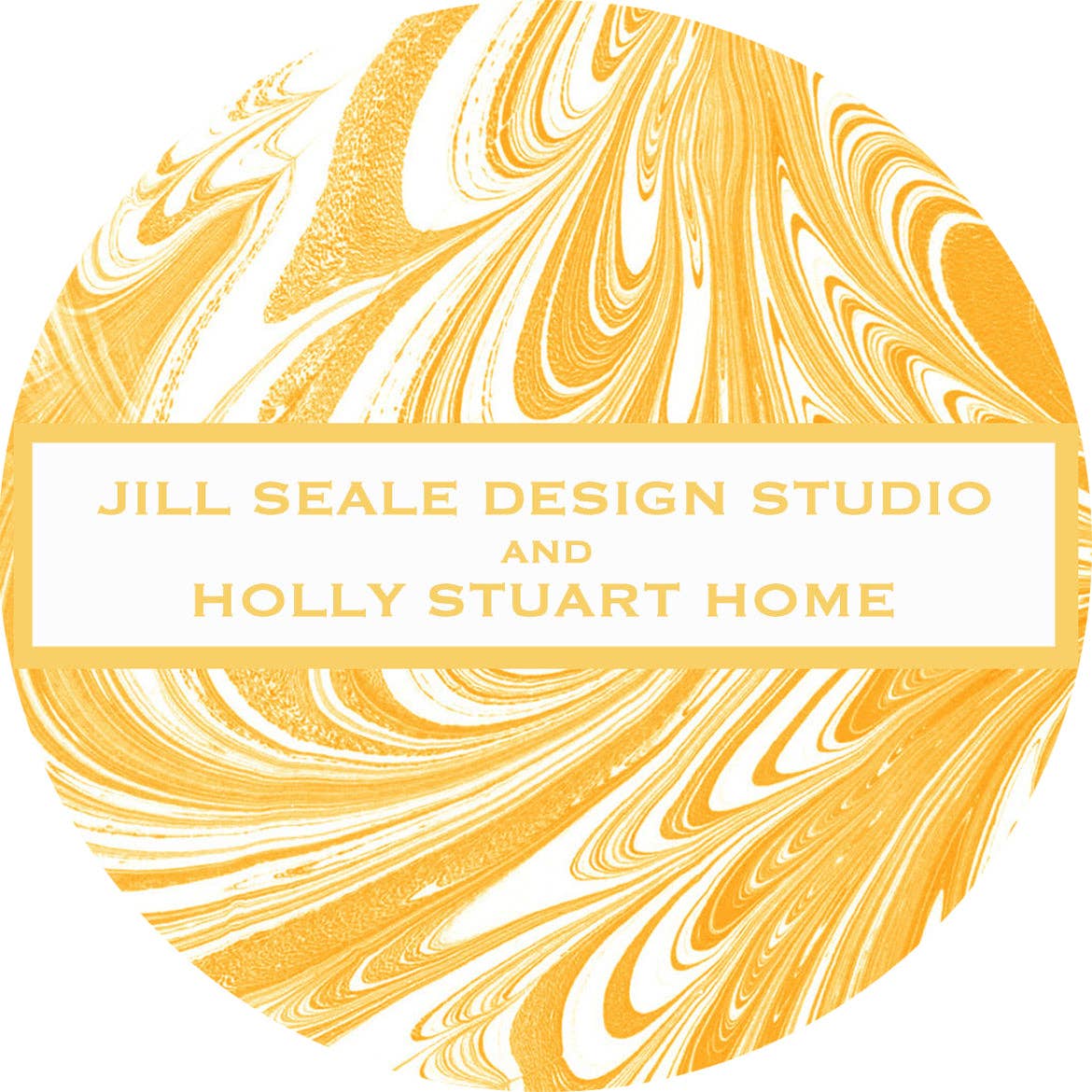 (24435) Set of Four Jill Seale Marble Coasters--Four Color Options