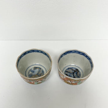 (25800) Pair of 19th Cen Imari Cups