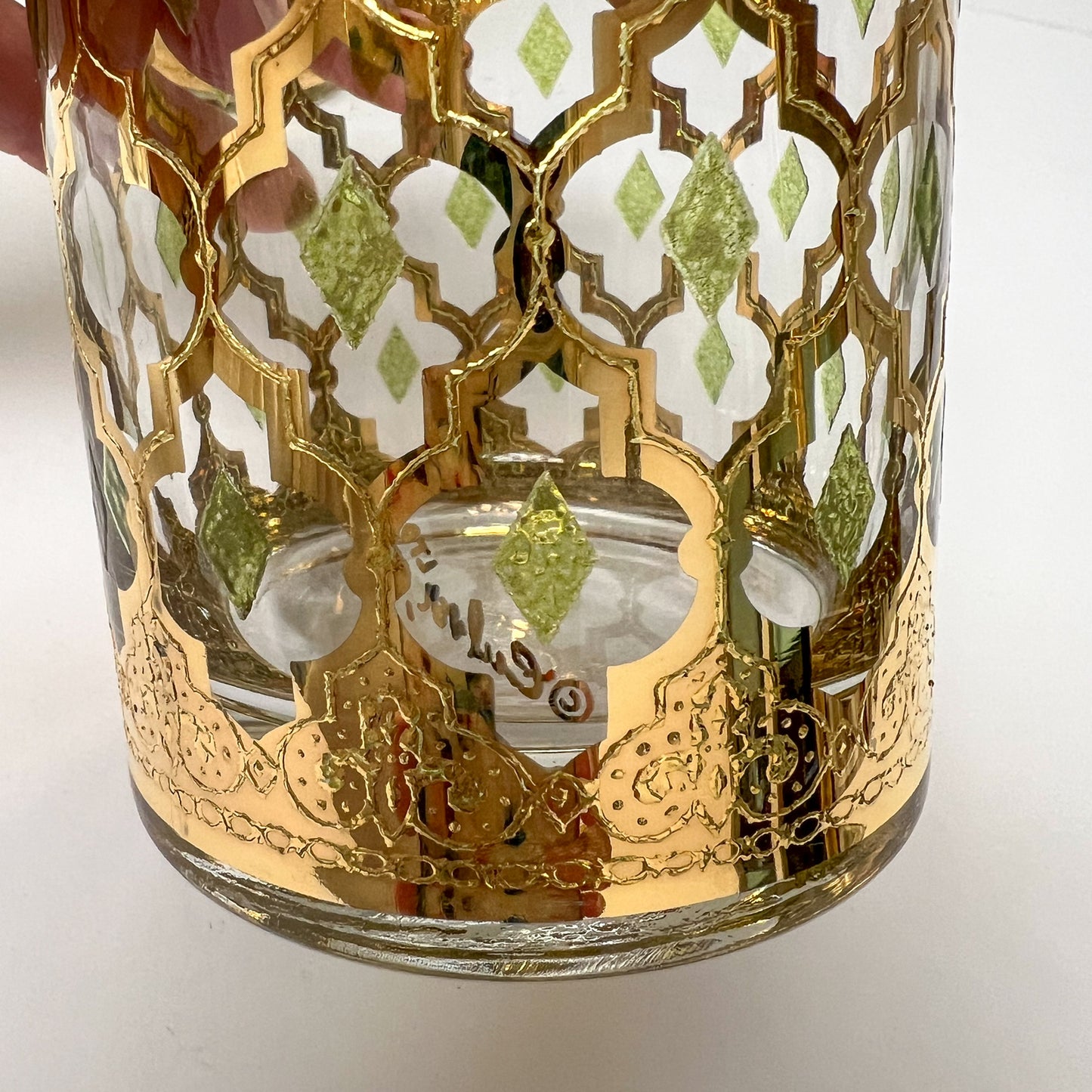 (25748) Set of Four Culver Valencia Double Old Fashioneds