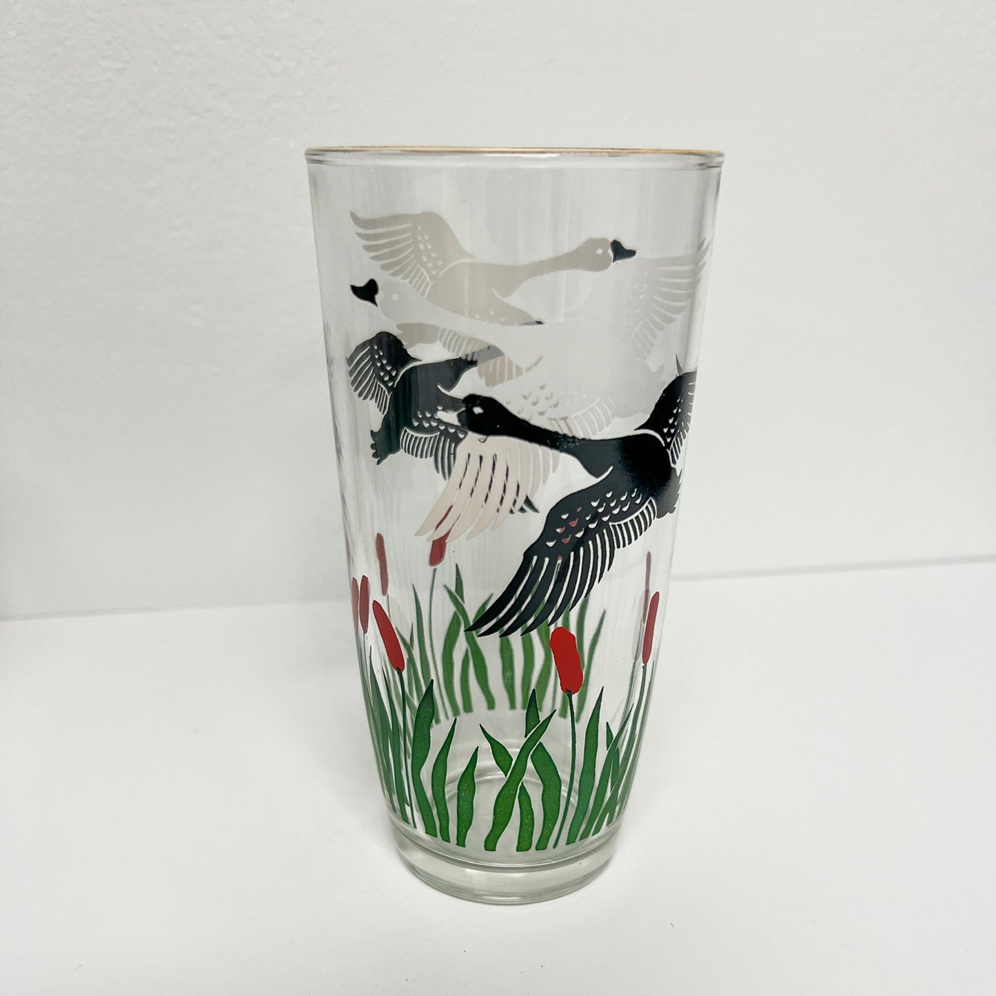 (23509) Set of Six Midcentury Goose Tumblers