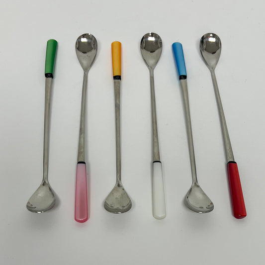 (23461) Set of Six Midcentury Stir Spoons
