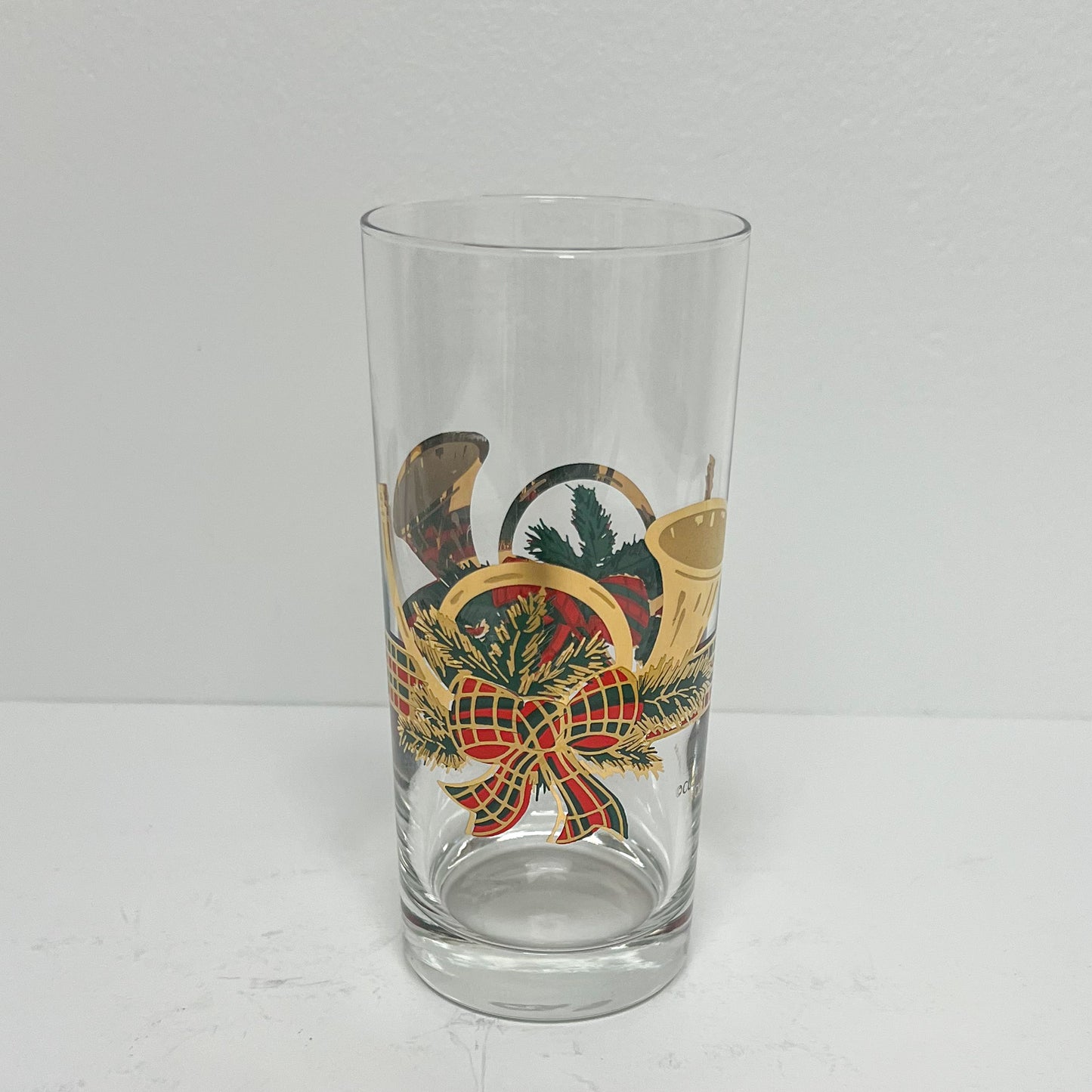 (20858) Set of Eight Culver Holiday Horn Tumblers
