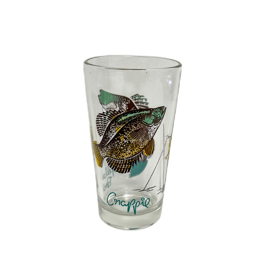 (23467) Set of Four Midcentury Fishing Tumblers