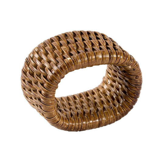 (25996) Rattan Napkin Rings Set of Four