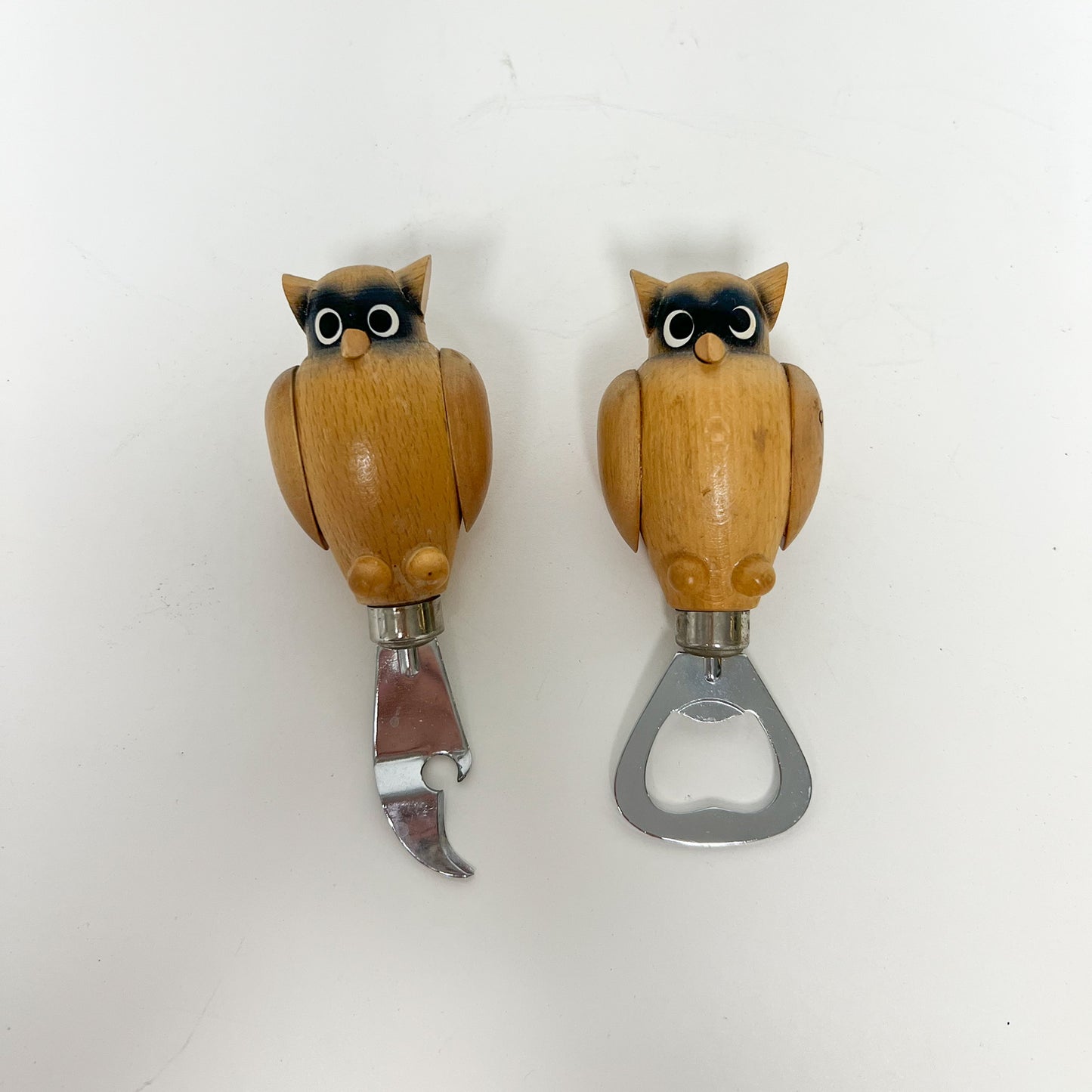 (25470) Midcentury Owl Bottle Openers on Stand