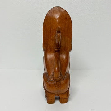 (22389) Single Wooden Thai Foo Dog