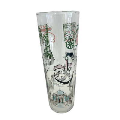 (21618) Set of Seven World Tour Collins Glasses