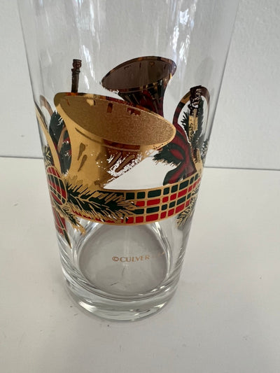 (20858) Set of Eight Culver Holiday Horn Tumblers