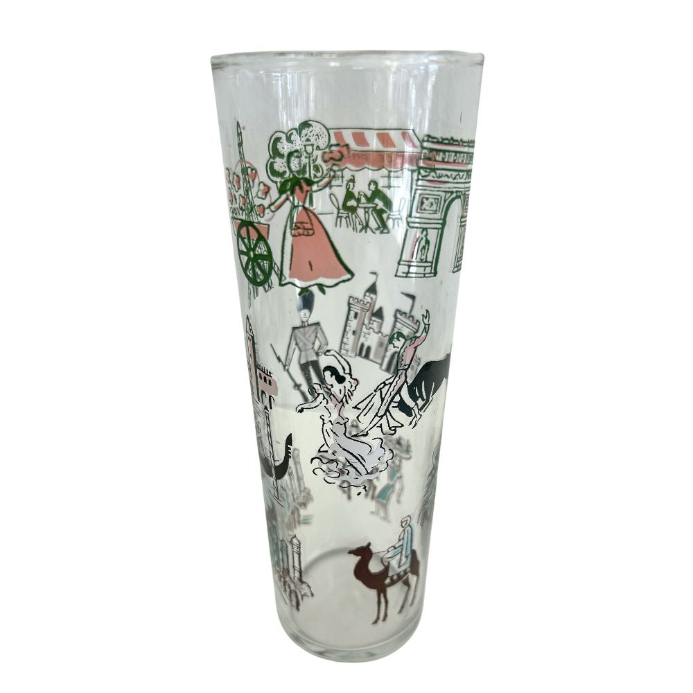 (21618) Set of Seven World Tour Collins Glasses