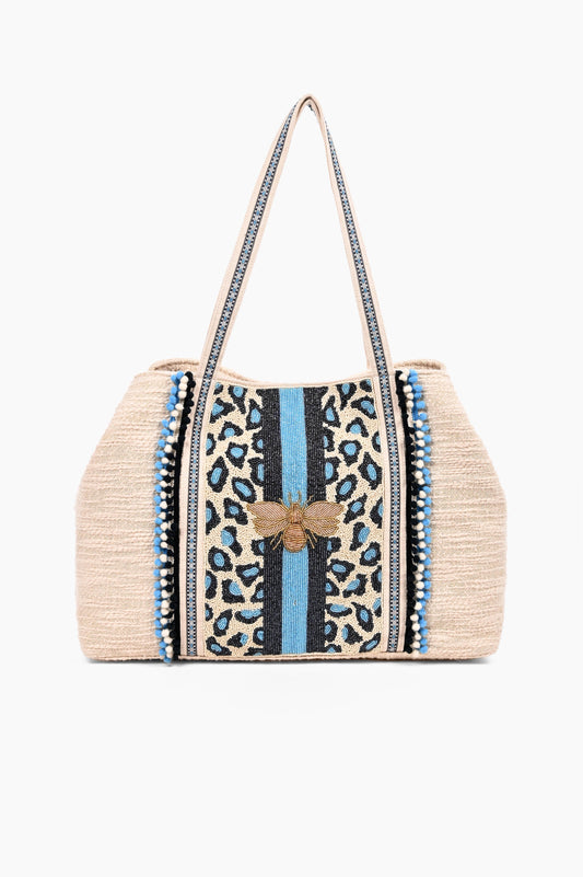 (23476) Bee Blue Beautiful Tote